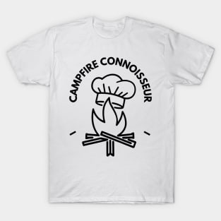 Campfire Connoisseur Funny Hiking and Camping T-Shirt